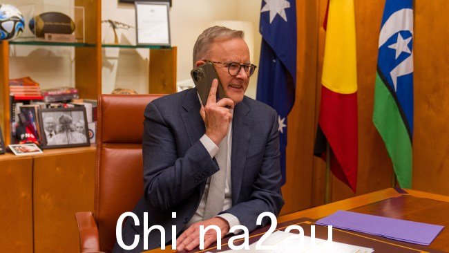 总理安东尼阿尔巴尼斯透露,尽管他提出了贸易问题,但在最近的通话中,他并未就关税问题向唐纳德·特朗普施压。图片:X