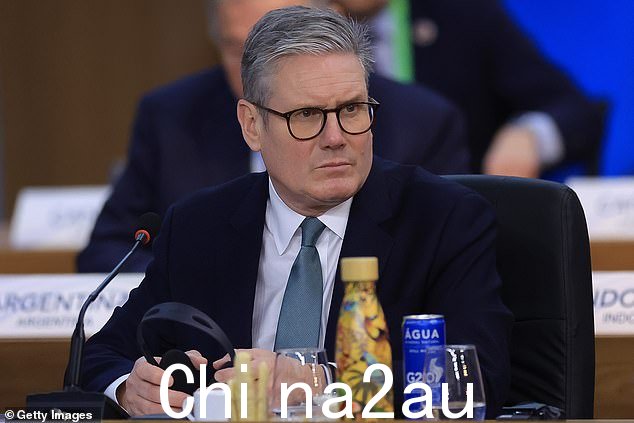 Keir Starmer 爵士在里约热内卢举行的 G20 峰会上。总理表示增长数据“不够好”,因为官方数据显示自工党上任以来 GDP 仅增长了 0.1%