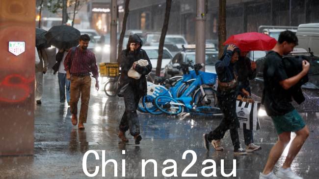 悉尼预计本周末将有大雨。图片:NewsWire / Nikki Short