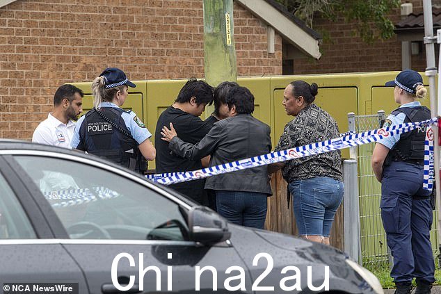 警察涌入剑桥公园,有人在安慰悲痛欲绝的年轻人