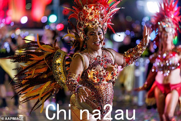 这在活动准备期间宣布取消博览会日也被认为是该组织的重大挫折(图为 2024 年悉尼狂欢节参与者)