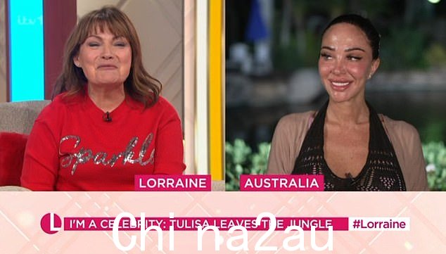 周一退出后与 Lorraine 交谈时,图莉莎表示她希望前《舞动奇迹》职业选手奥蒂·马布斯 (Oti Mabuse) 成为下一任丛林女王
