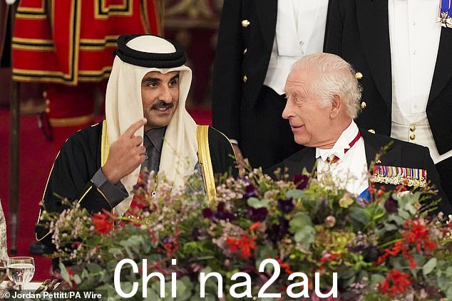 招待会之前在骑兵卫队阅兵场为埃米尔举行了隆重的欢迎仪式