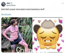 《我是名人》的粉丝们被丹尼·琼斯轮廓分明的腹肌“分散了注意力”，他们宣称麦克弗莱明星脱光衣服是“电视巅峰”，并要求“每个人都向独立电视台