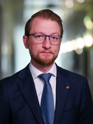 参议员詹姆斯·帕特森表示,外交部长将以色列与俄罗斯进行了比较中国是一个“无耻的诽谤”。图片:NCA NewsWire / Martin Ollman