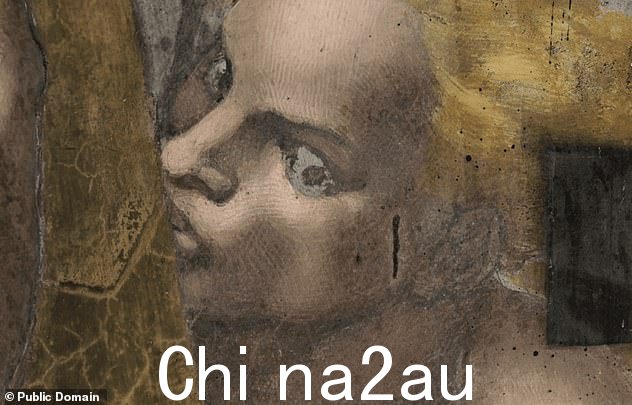 据称是基督受难和复活的见证者,抹大拉的玛利亚金发碧眼,亲吻耶稣基督的十字架