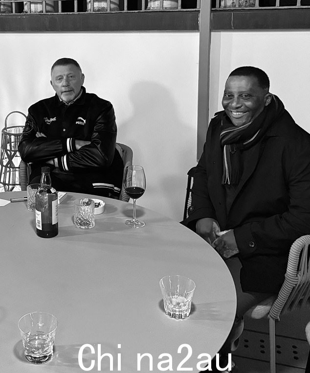 Becker after his release from prison with Ike, a major drug-dealer he’d become friends with, and who was locked up in a neighbouring cell