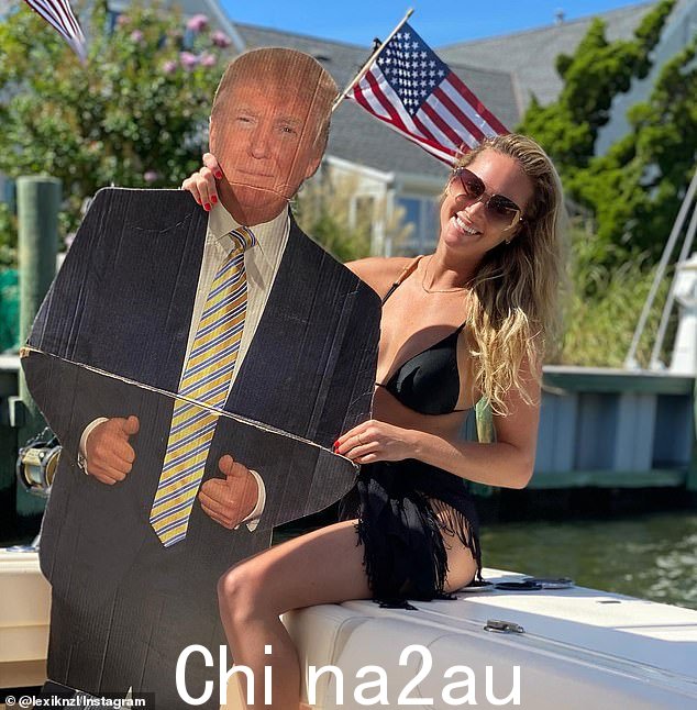 Lexi Kuenzle (pictured), a 33-year-old nurse at Englewood Health in New Jersey, claimed that she was fired for confronting a surgeon who allegedly celebrated Charlie Kirk¿s assassination, declaring he 'had it coming'