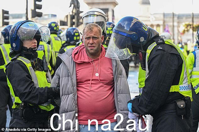 Twenty-four people were arrested for a range of offences including affray, violent disorder, assault and criminal damage