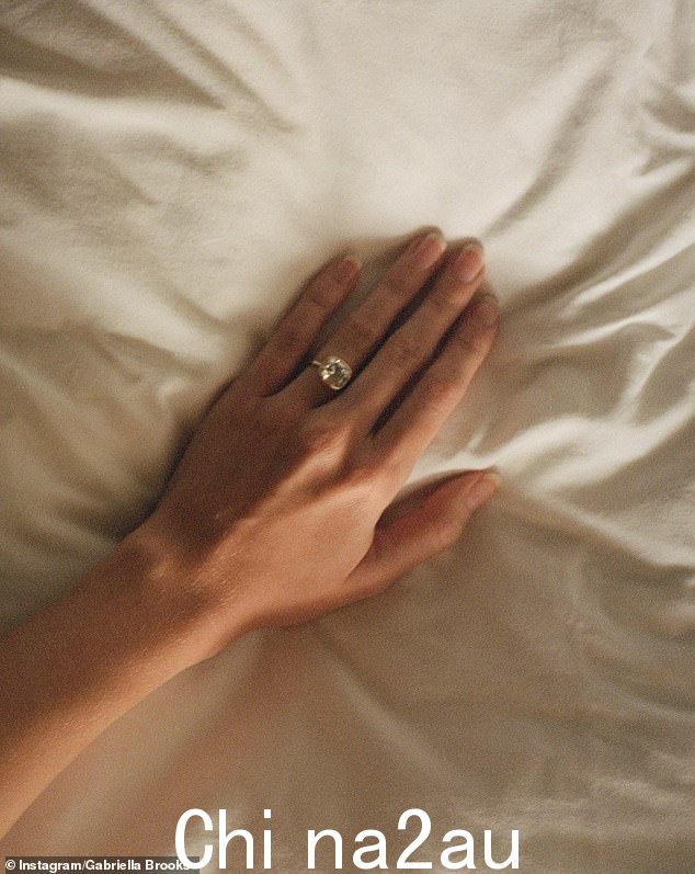 The couple announced their engagement on Friday