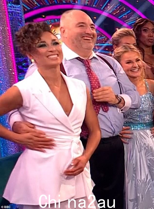 But then during the latest series of the show, viewers became convinced they had noticed a feud between Katya and Welsh opera singer Wynne - despite the pair blasting claims of a rift as 'absurd' (seen)