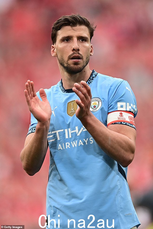 Last week it was reported Maya could relocate to be with her new man in order for him to be closer to his team in Manchester  (Ruben pictured playing for City in April)