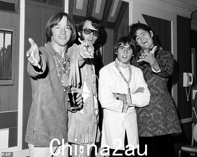 The band produced the chart-topping albums I'm a Believer and Daydream Believer; seen in 1967