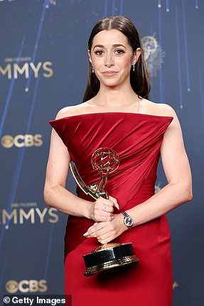 Cristin Milioti was emotional as she earned an acting honor for The Penguin