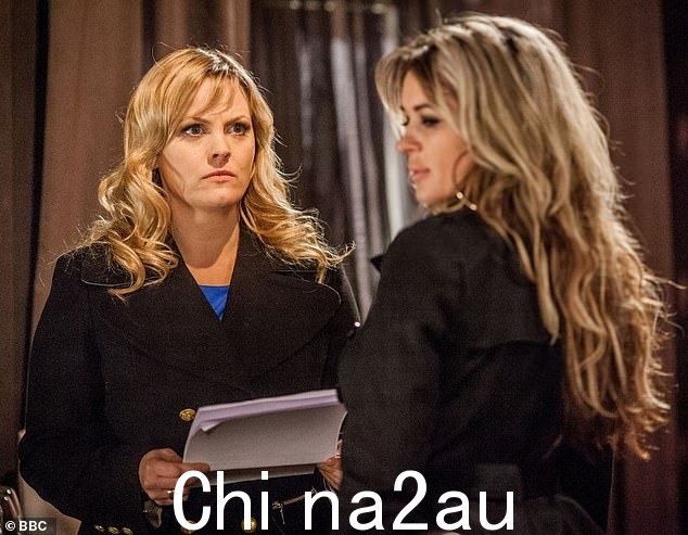 Jo (L) who became a household name as Tanya Branning, first arrived on the BBC soap in 2006 and quickly cemented her place at the centre of some of its most dramatic plotlines