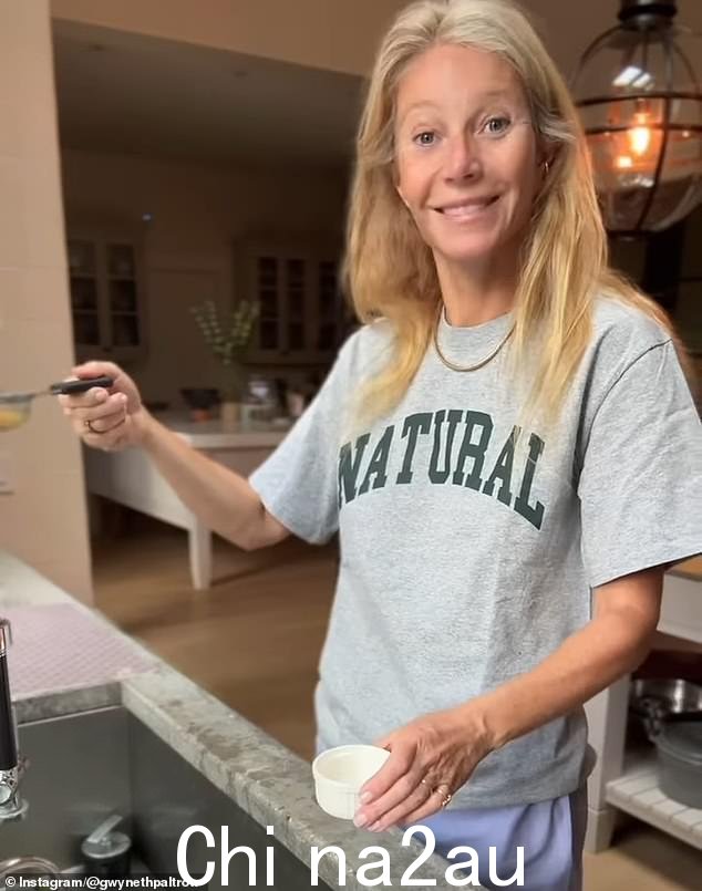 Fans loved the peak inside Paltrow's fridge and recycled cooking habits, with the lifestyle guru usually cooking meals from scratch