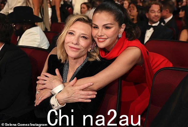 The actress also shared some of her personal snaps from the big night, including a sweet interaction with Cate Blanchett who was nominated for her work in Disclaimer
