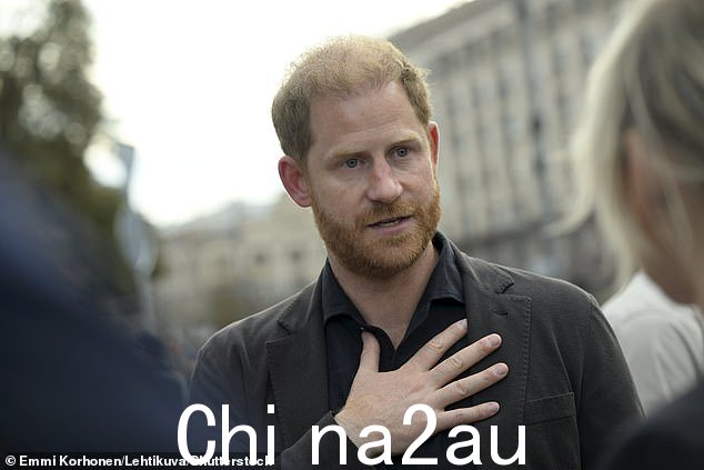 Prince Harry says his tell-all memoir Spare and Netflix series were 'not about revenge' (pictured)