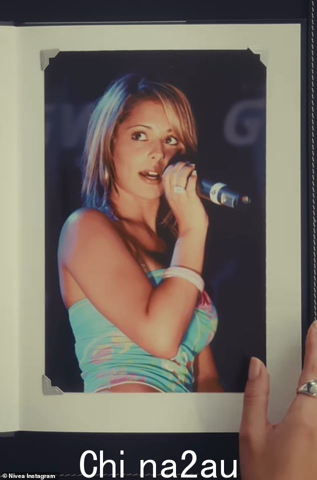 For her collaboration with the beauty brand for their new Epigenetics range, the star was glowing in a new clip as she looked back at old 'innocent' snaps of herself